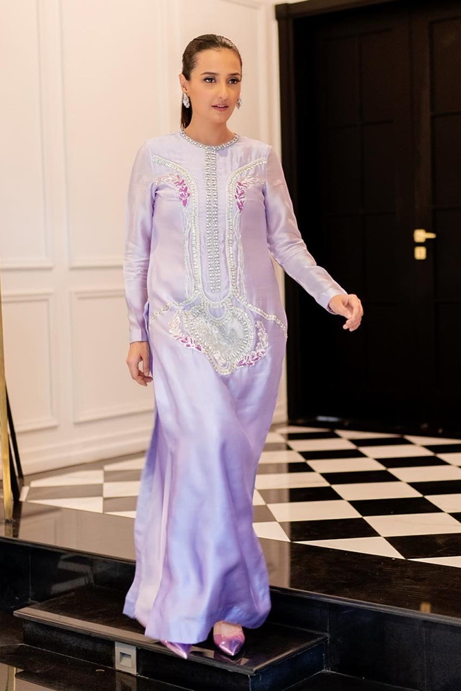 Picture of Momal Sheikh in Violet Mist